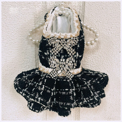 The Midnight Socialite — Tweed Dress & Hat