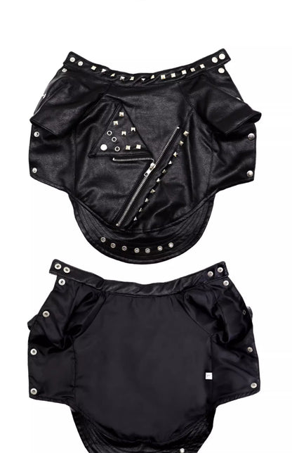 The Midnight Rebel — Studded Dog Jacket
