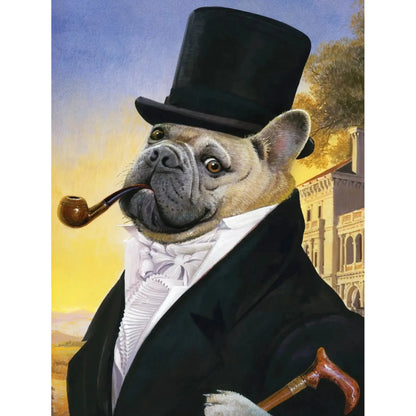 The Posh Pug at the Seaside Estate — 500-Piece Puzzle