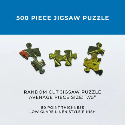 The Posh Pug at the Seaside Estate — 500-Piece Puzzle