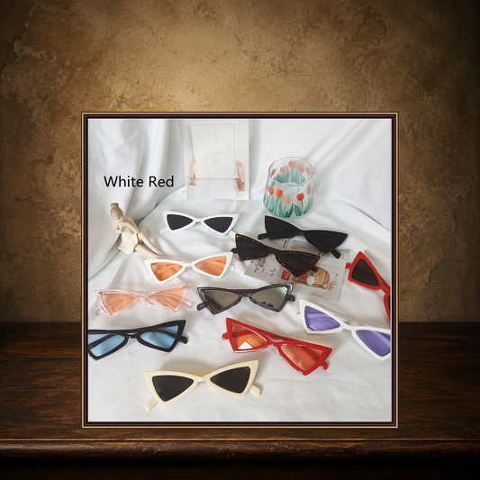 The Incognito Pug Shades displayed on the approved antique plaster and walnut table