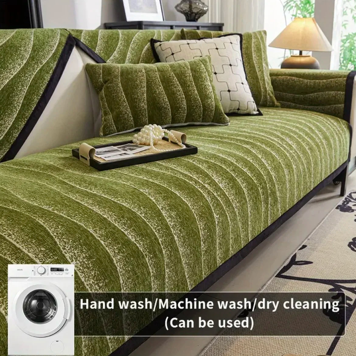 The Drawing-Room Velvet Sofa Cover
