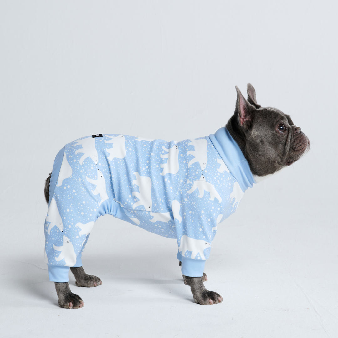 Snowy Polar Bear Dog Pajamas