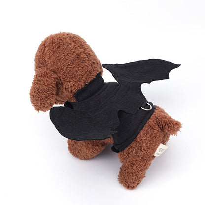 Black Bat Pet Costume Wings
