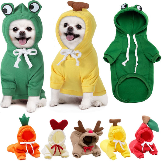 Fruit Fleece Pet Costume Hoodie