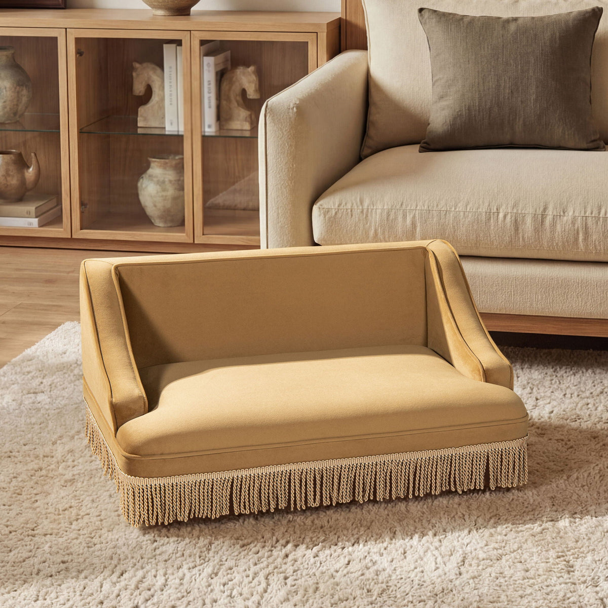 The Duchess — Fringed Pet Sofa