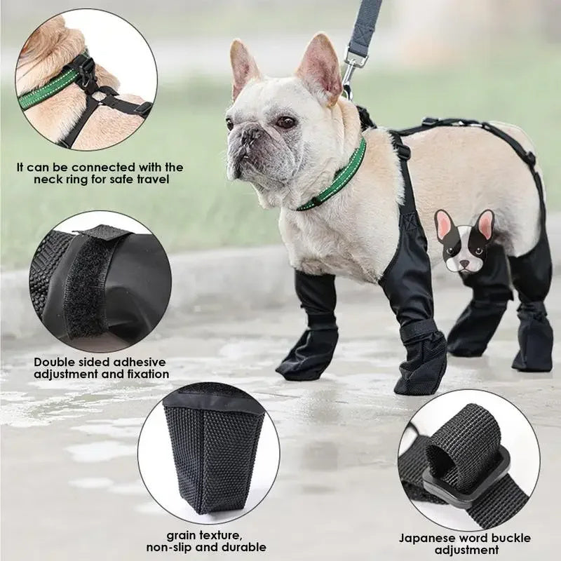 Adjustable Waterproof Dog Boots