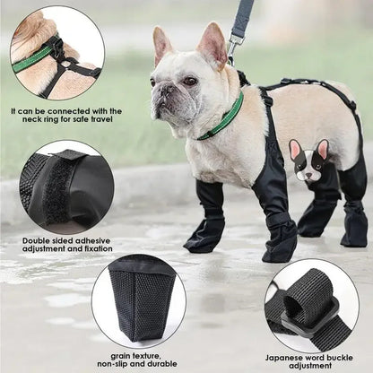 Adjustable Waterproof Dog Boots