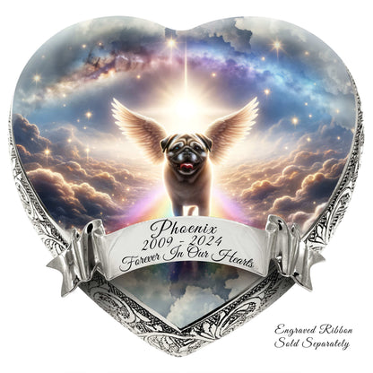 The Rainbow Passage — Pug Memorial Urn