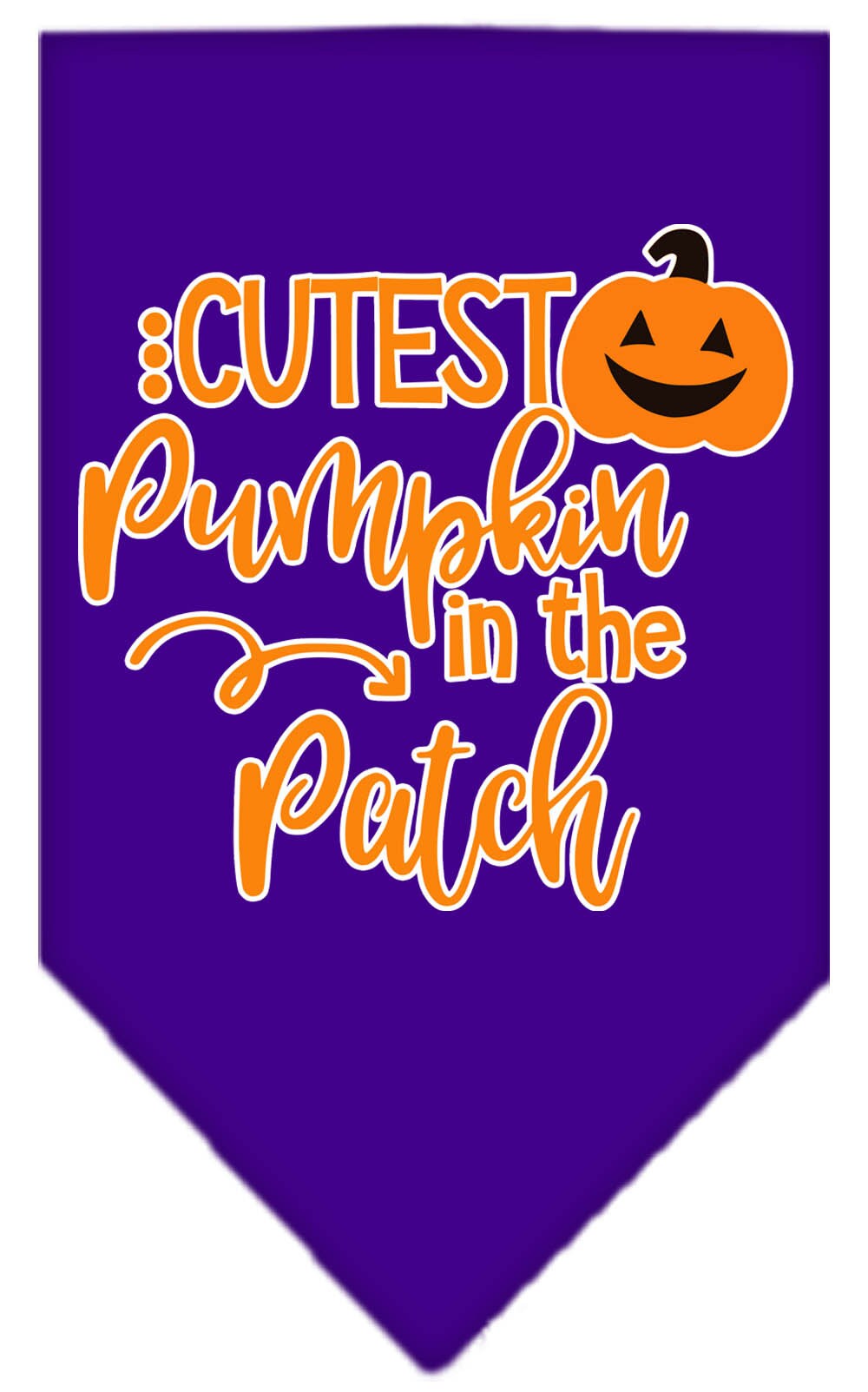 Cutest Pumpkin in the Patch Pet Bandana