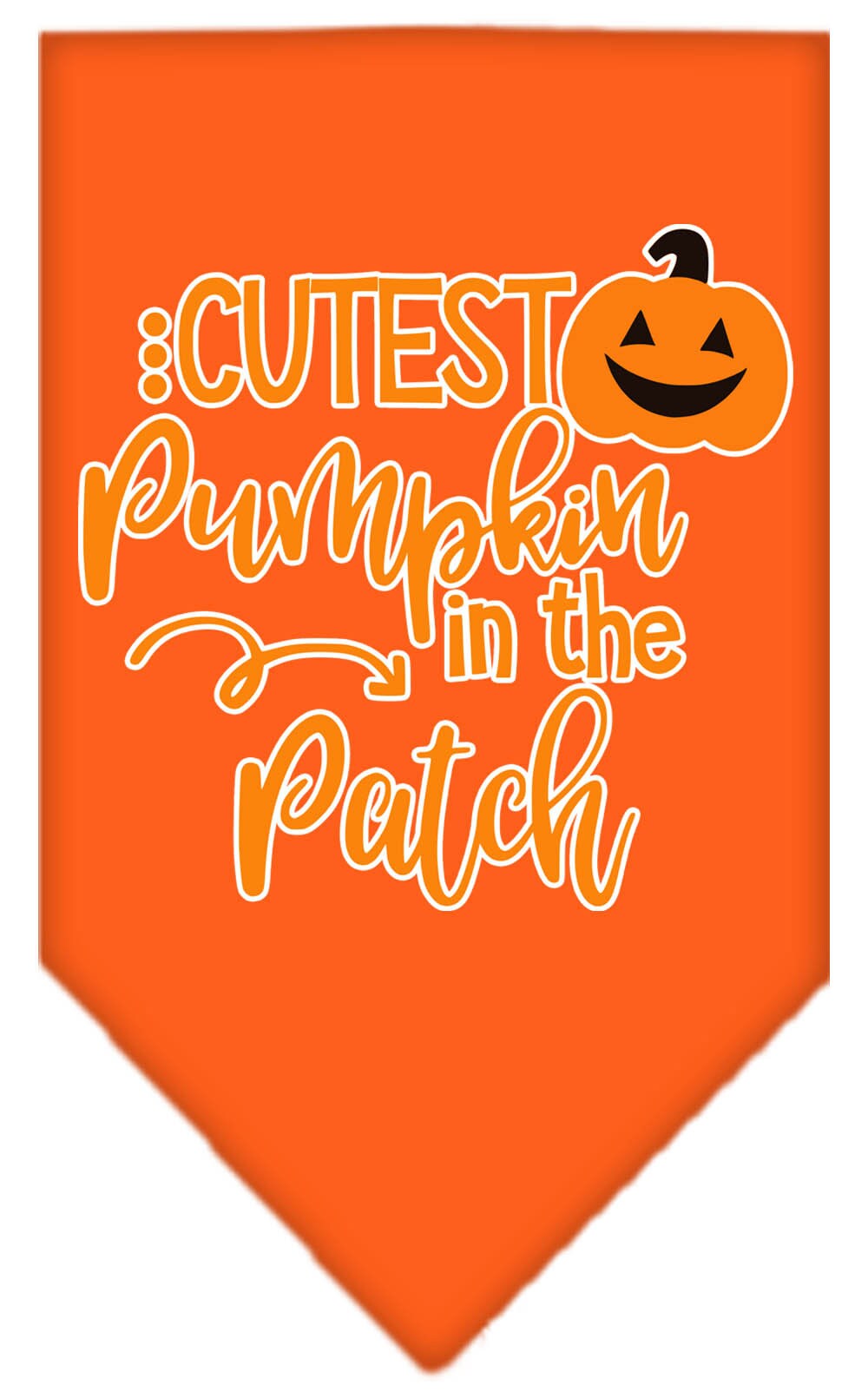 Cutest Pumpkin in the Patch Pet Bandana