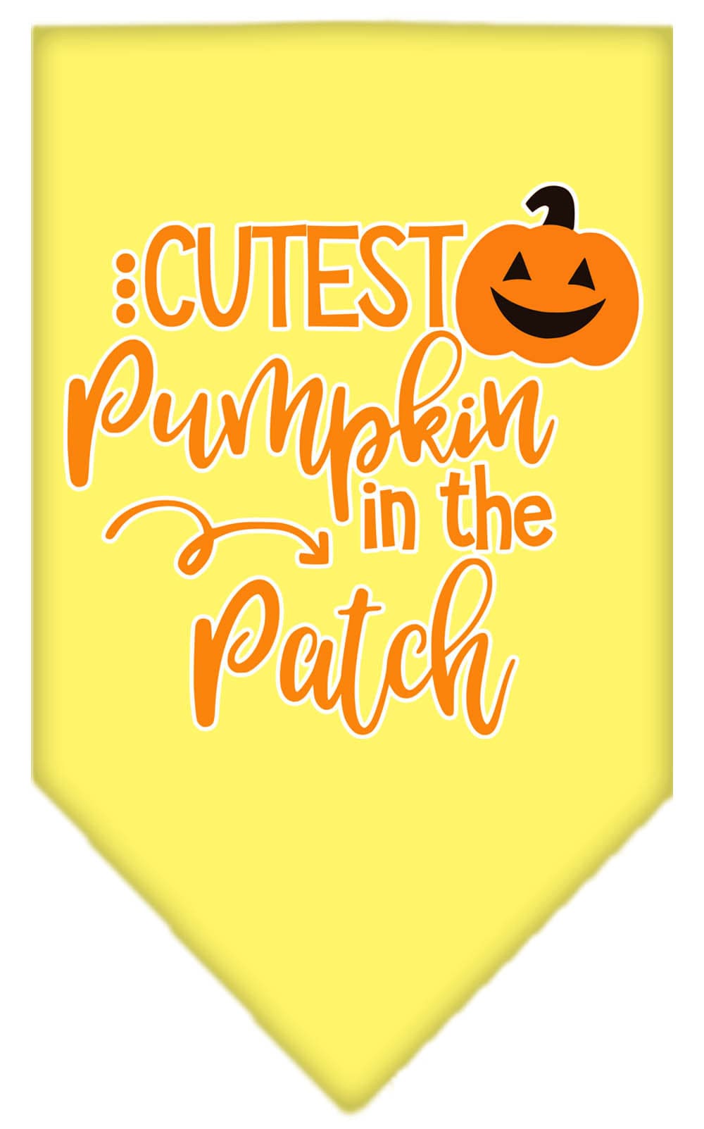 Cutest Pumpkin in the Patch Pet Bandana