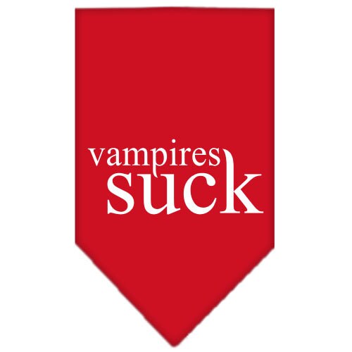 Vampires Suck Pet Bandana