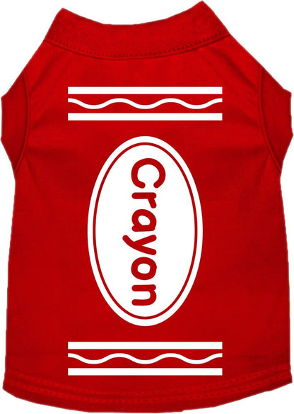 Crayon Costume Pet Shirt