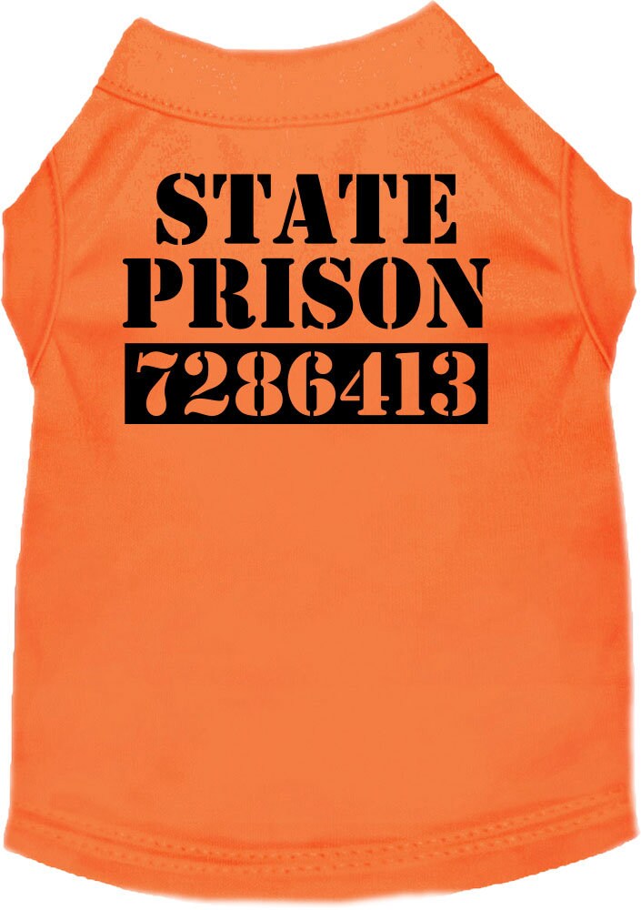 Inmate Costume Pet Shirt
