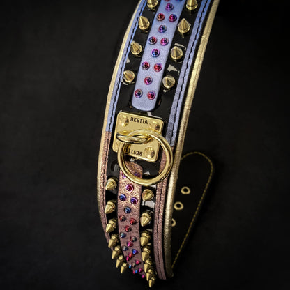 The Candy — Black Leather Collar