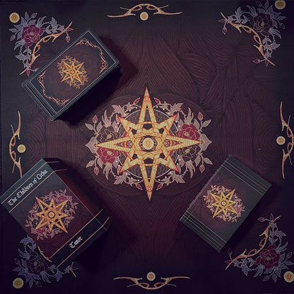 Children of Litha — Black Tarot & Book Set