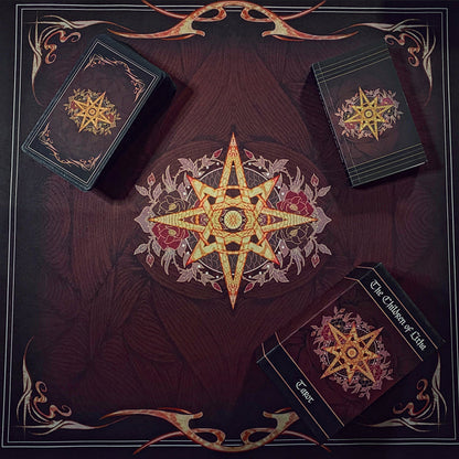 Children of Litha — Black Tarot & Book Set