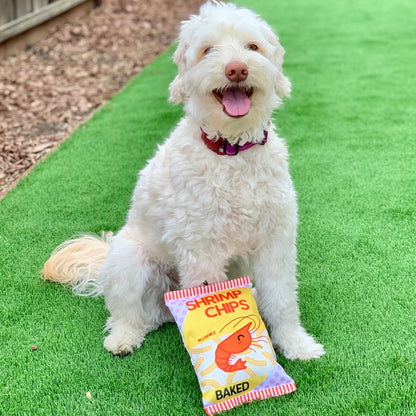 The Contraband Shrimp Chips — 2-Piece Crinkle Toy
