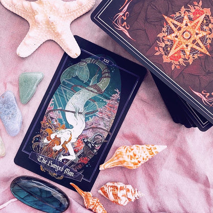 Children of Litha — Black Tarot & Book Set