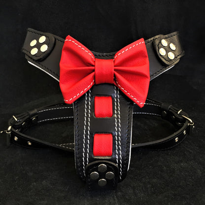 The Proper Gentleman Leather Bowtie Harness
