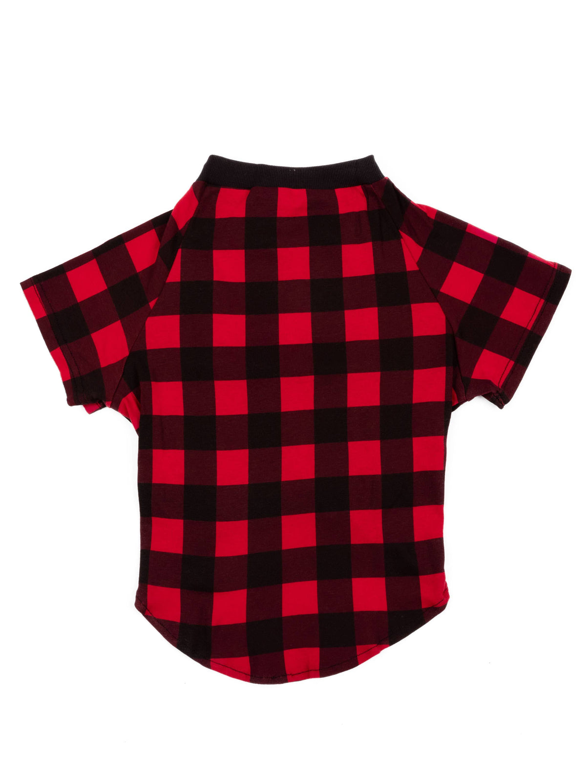 Black & Red Plaid Dog Pajamas