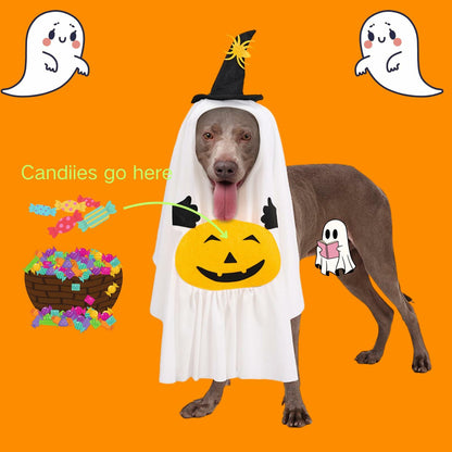 The Pumpkin Wraith Pet Costume