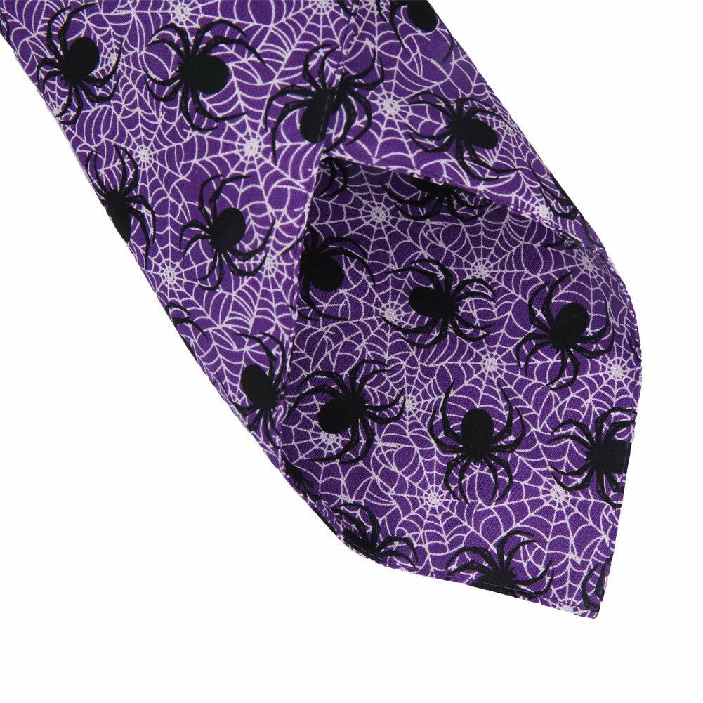 KZHAREEN Reversible Halloween Dog Bandanas — 2 Pack