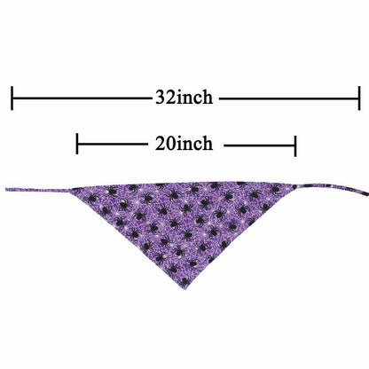 KZHAREEN Reversible Halloween Dog Bandanas — 2 Pack