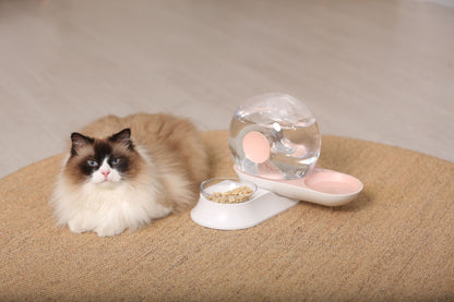 Pet Life Auto-Myst Gravity Waterer & Food Bowl
