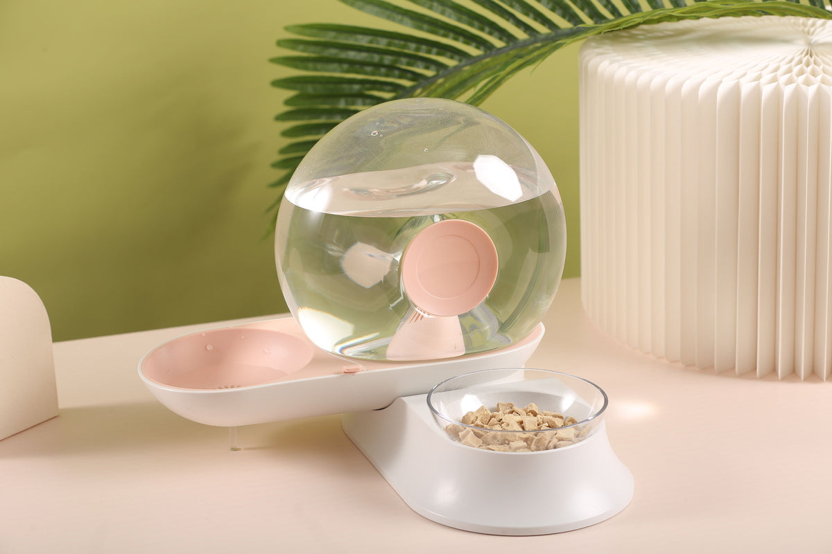 Pet Life Auto-Myst Gravity Waterer & Food Bowl