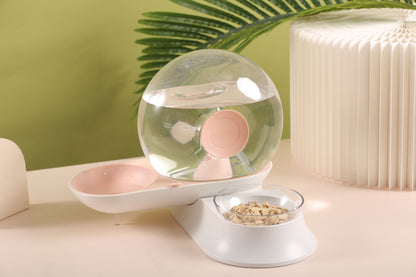 Pet Life Auto-Myst Gravity Waterer & Food Bowl