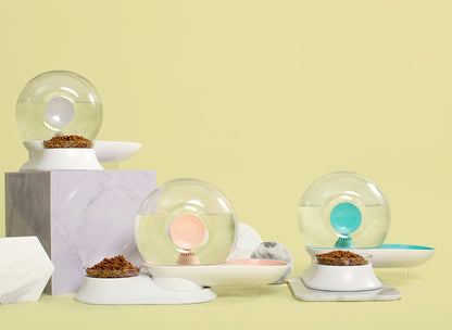 Pet Life Auto-Myst Gravity Waterer & Food Bowl