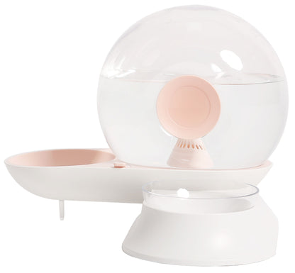 Pet Life Auto-Myst Gravity Waterer & Food Bowl