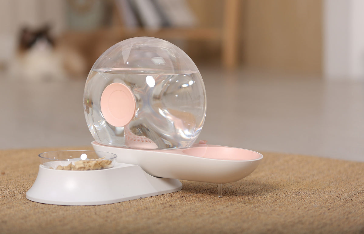 Pet Life Auto-Myst Gravity Waterer & Food Bowl