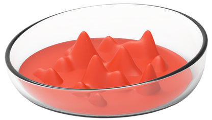 Pet Life Cirlicue Mountain Slow Feeder Bowl