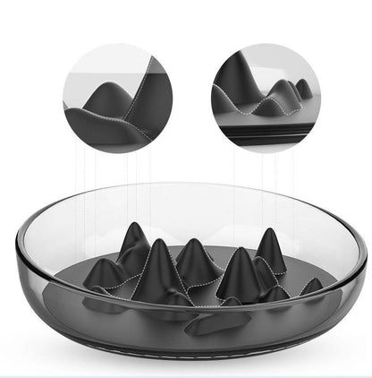 Pet Life Cirlicue Mountain Slow Feeder Bowl