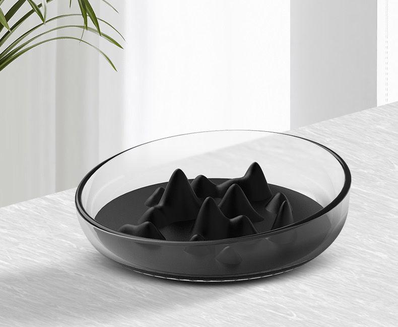 Pet Life Cirlicue Mountain Slow Feeder Bowl