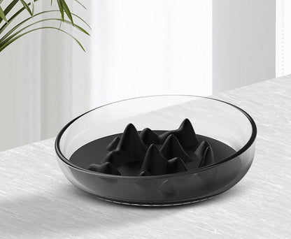 Pet Life Cirlicue Mountain Slow Feeder Bowl