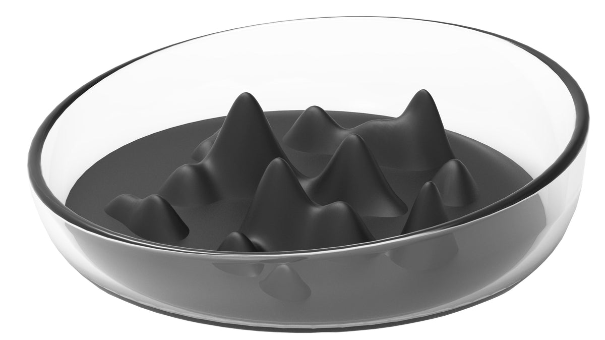 Pet Life Cirlicue Mountain Slow Feeder Bowl