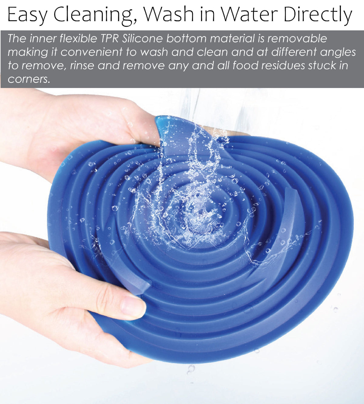 Pet Life Cirlicue Mountain Slow Feeder Bowl
