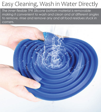 Pet Life Cirlicue Mountain Slow Feeder Bowl