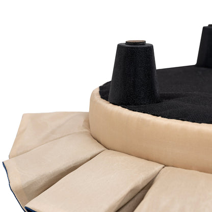 Roquefort Tuffet underside and concealed base construction