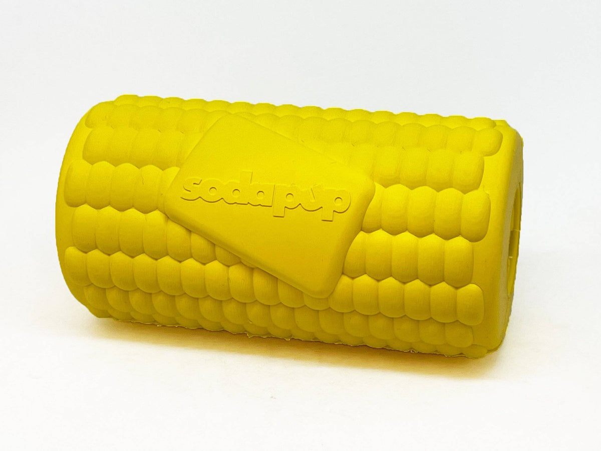 Corn on the Cob Dog Treat Toy
