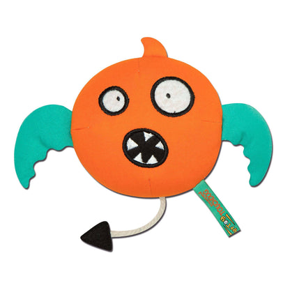 Touchdog Sleepy Monster Plush Toy — Orange