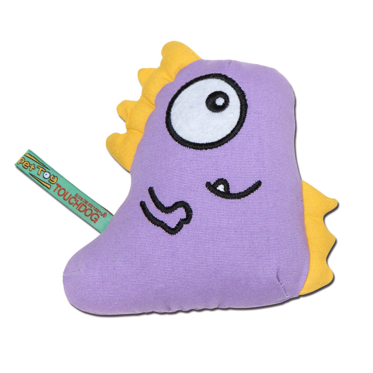 Touchdog One-Eyed Monster Plush Toy — Purple