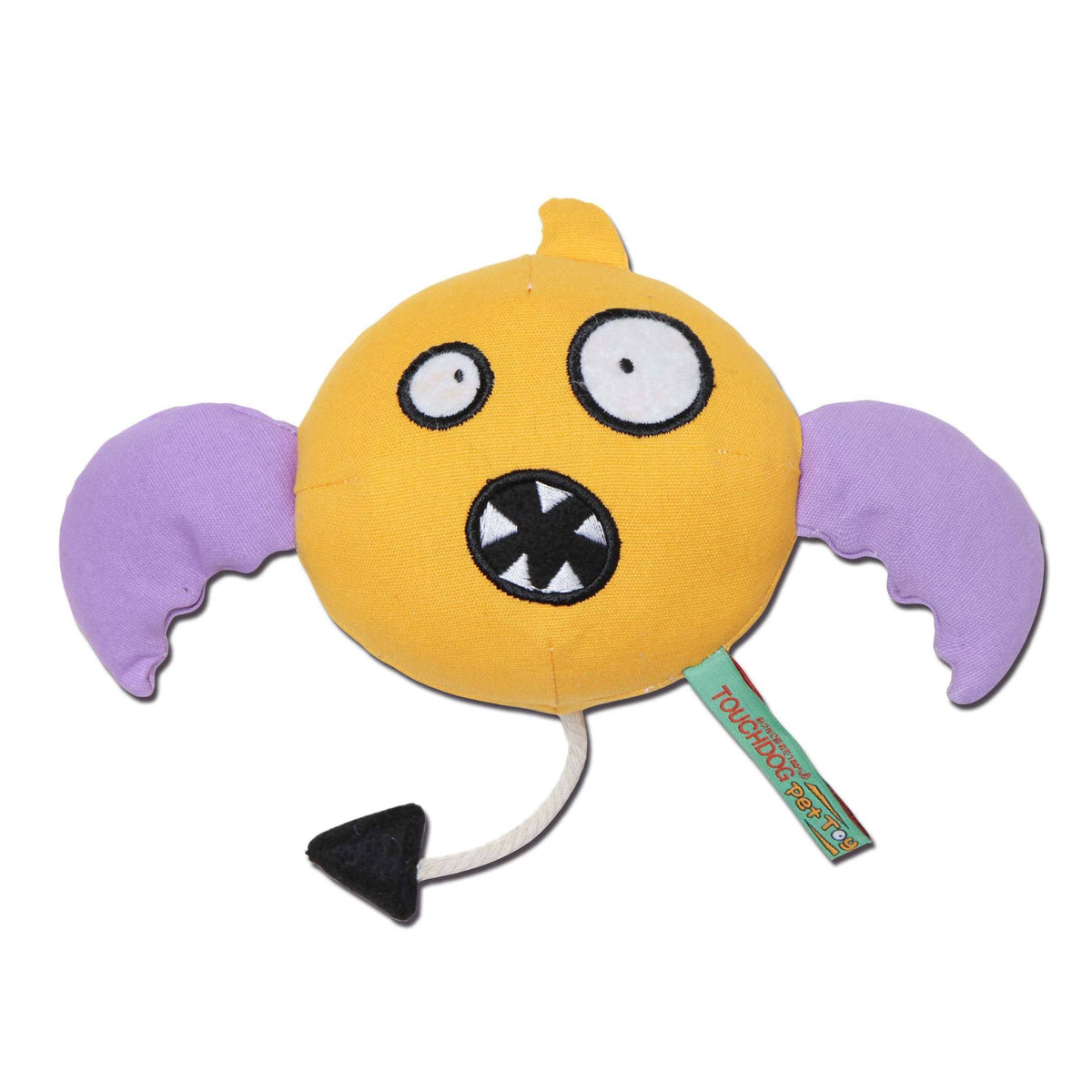 Touchdog Winged Monster Plush Toy — Yellow